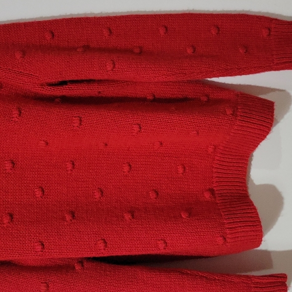 Lucky brand Red Bobble stitch crew neck sweater size XL - Picture 14 of 14